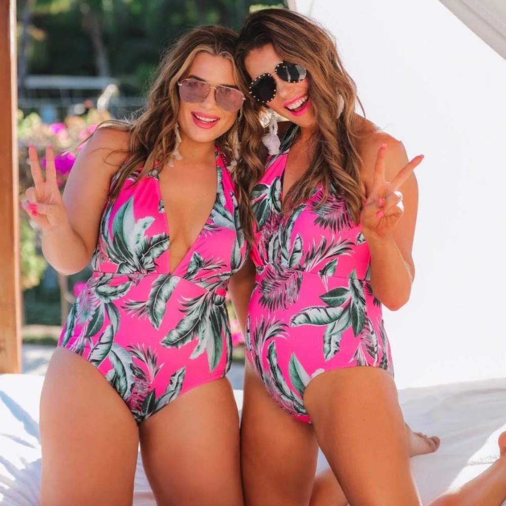 Meet Me In Paradise One Piece Swimsuit NEW